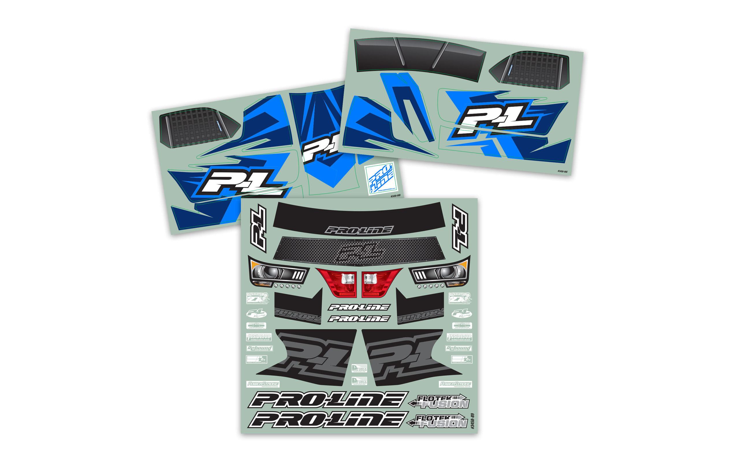 Karosserie Flo-Tek Fusion SCT Schwarz, 1:10Bereits zugeschnittene & lackierte Short Course Truck Karosserie