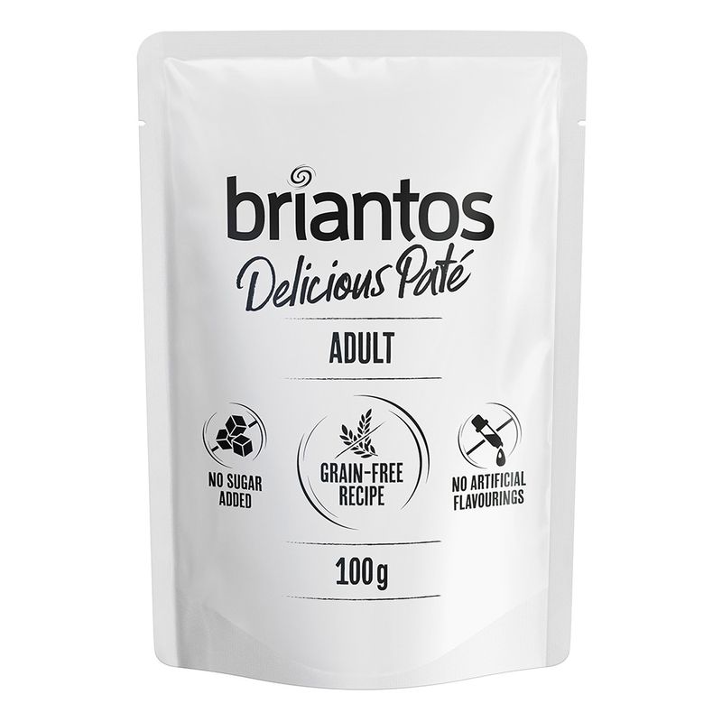 Lot Briantos Delicious Paté 48 x 100 g pour chien ✓ pas cher