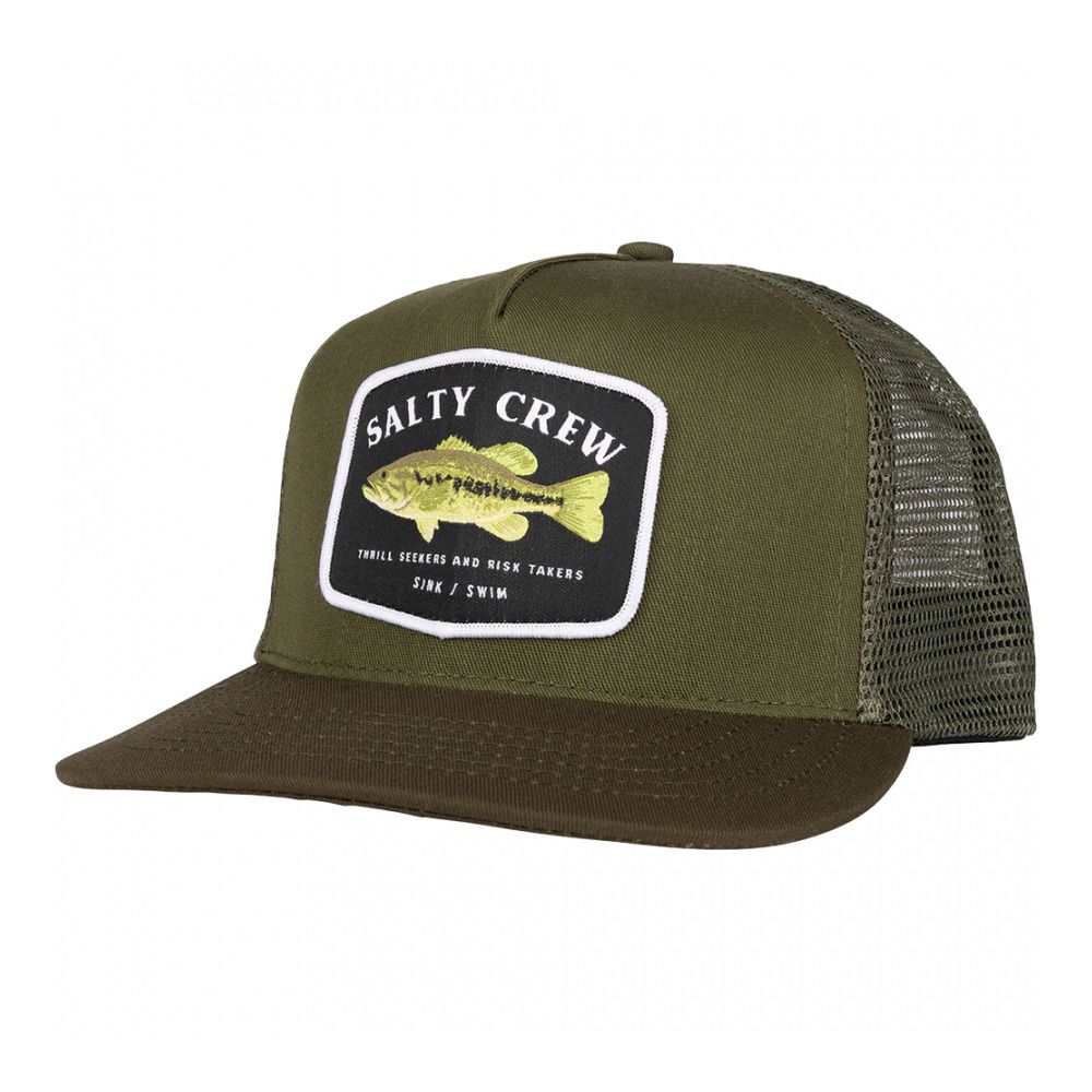Salty Crew BIGMOUTH TRUCKER - Casquette Homme olive