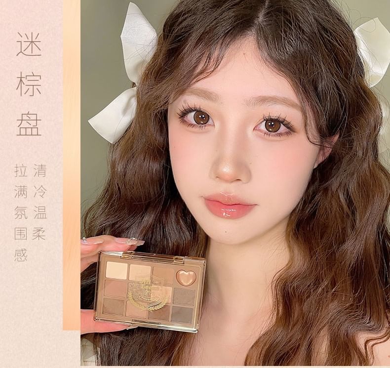 JILL LEEN - Multi Eyeshadow Palette - Misty Brown Plate