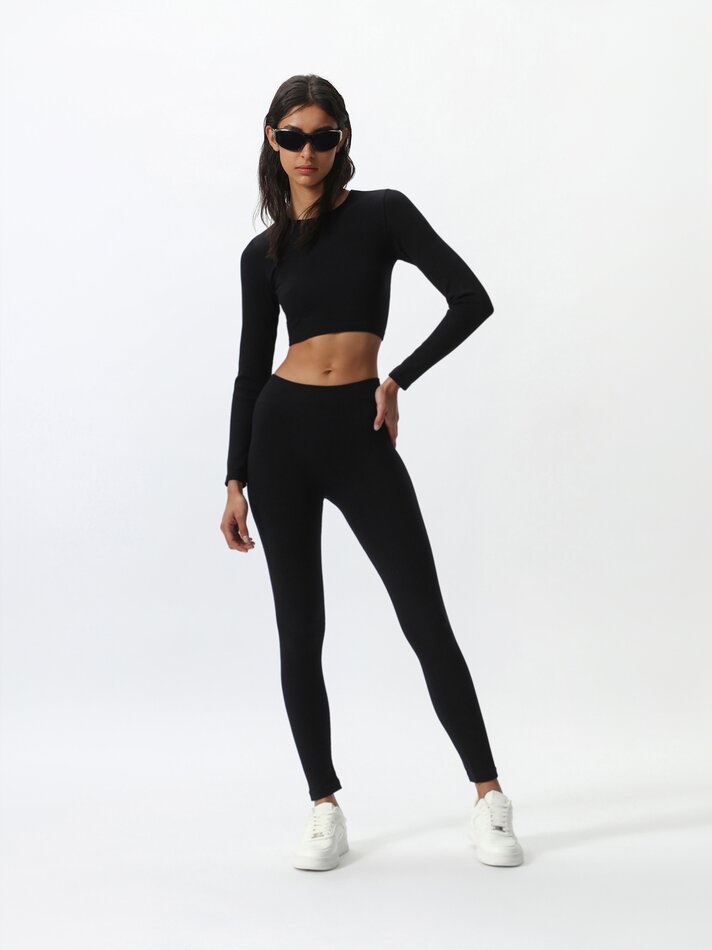 Leggings sem costura - Pretas