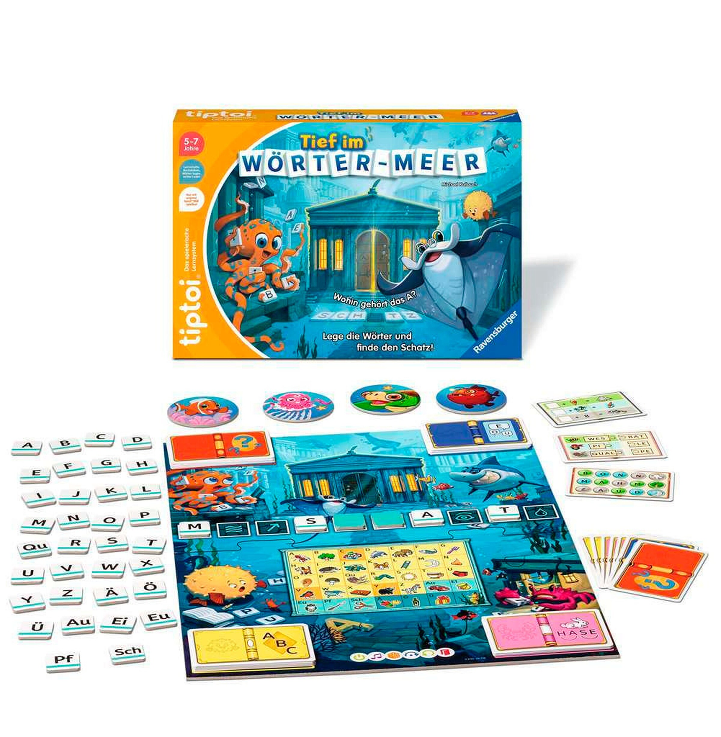 Ravensburger - TIPTOI Tief im Wörter-Meer