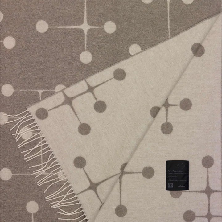 Vitra - Eames Wolldecke, Dot Pattern, hellblau