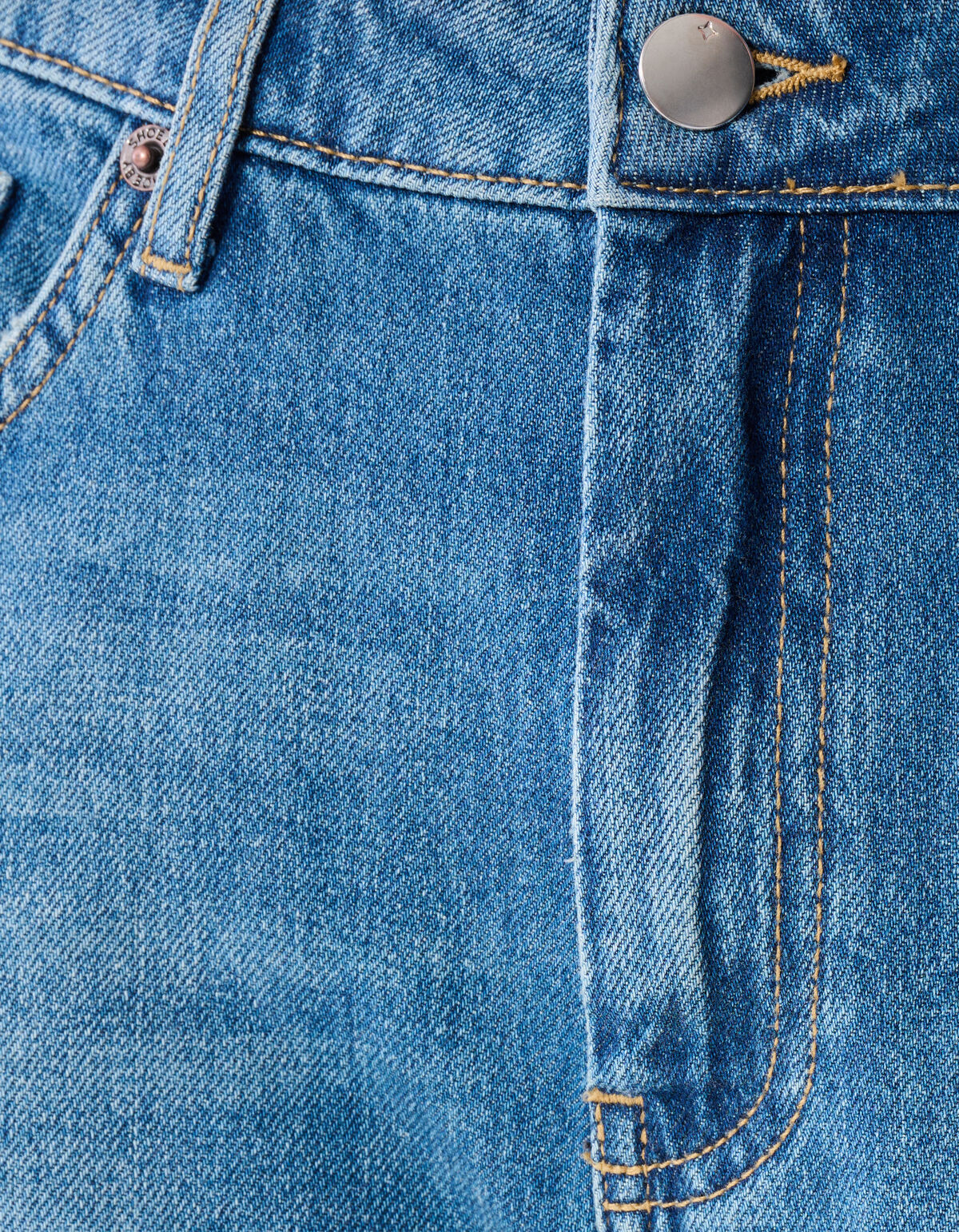 Barrel Fit Jeans Donkerblauw