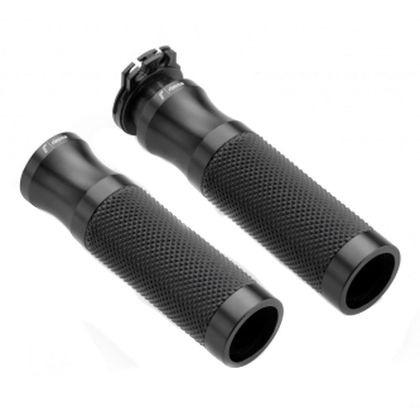 Poignées de guidon Rizoma Sport Line 25.4 mm (Harley Davidson) Universel - Noir