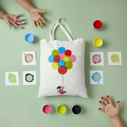 PÉBÉO Tactilcolor Fingermalfarbe Set für Textilien