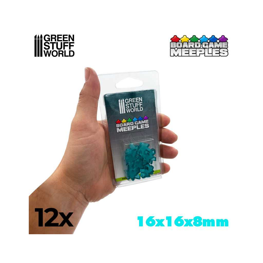 Set de 12 Meeples Transparents