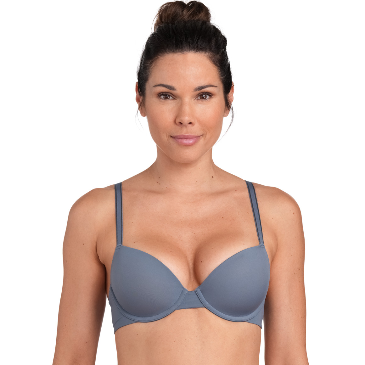 Gina Benotti Damen Bügel-BH im Basic-Look blaugrau
