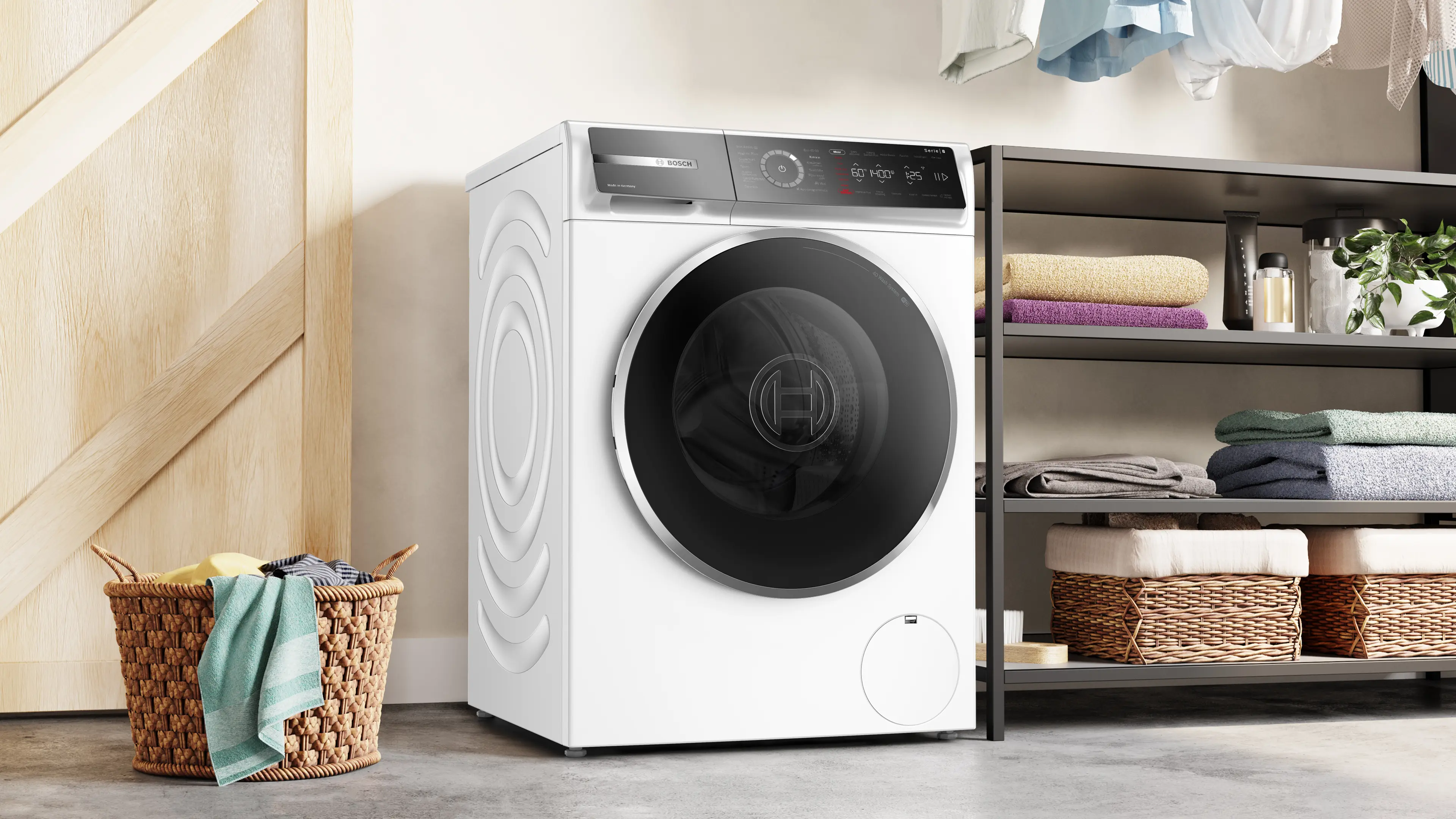 Serie 8 Wasmachine, voorlader 10 kg max. 1400 rpm