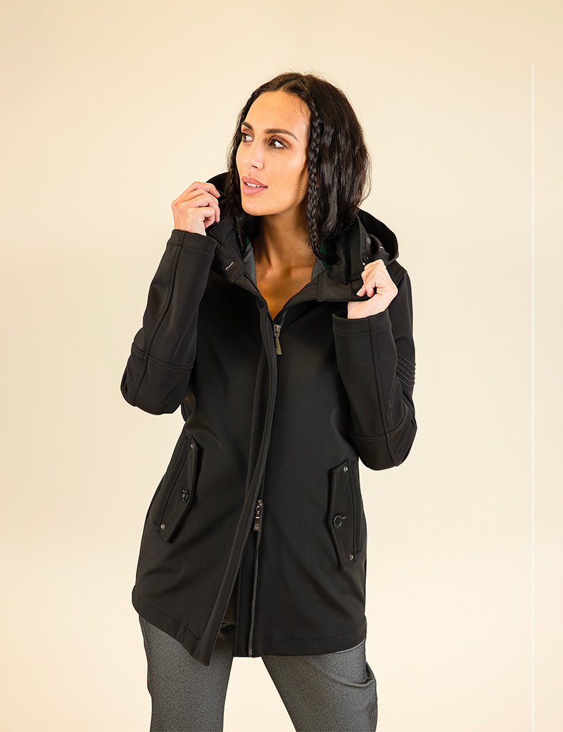 HBT BASICS | CASSIE TRENCH FEMME NOIR