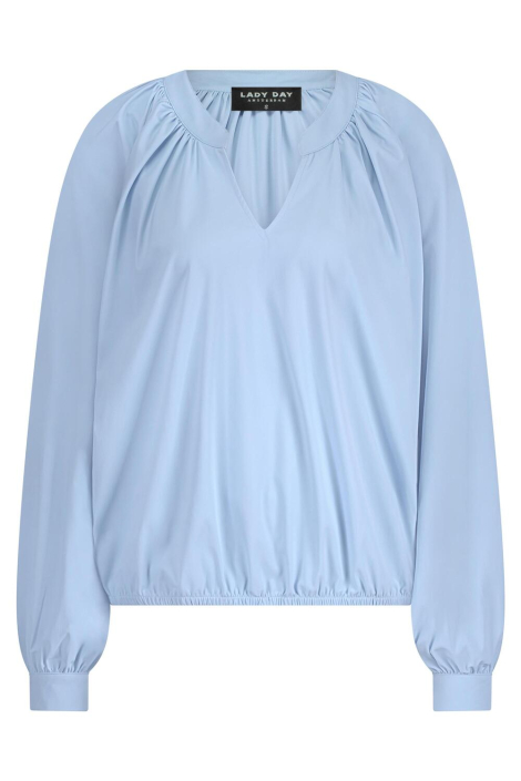 Lady Day blauwe dames blouse