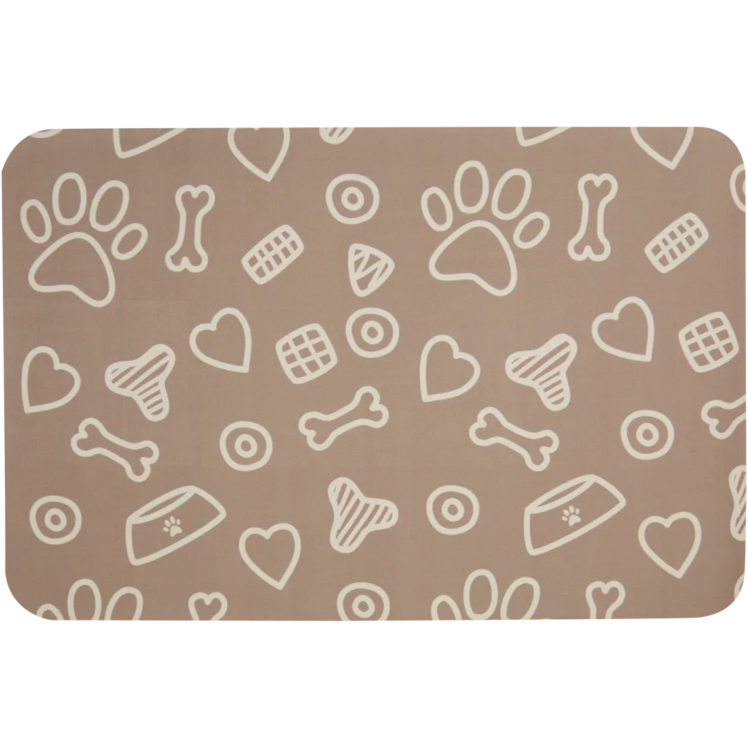 Antislip-placemat voor huisdieren 60 x 39 cm | diverse varianten