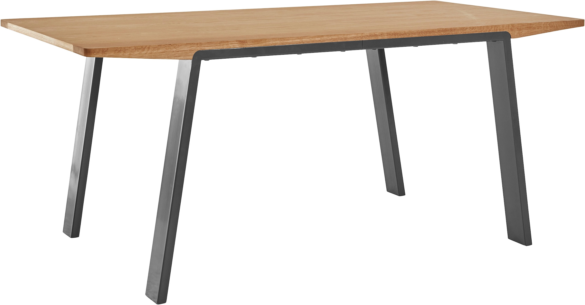 GOODproduct Esstisch »Flemming« Massivholz Eiche, 175 cm oder 225 cm, elegant gewölbte Tischplatte