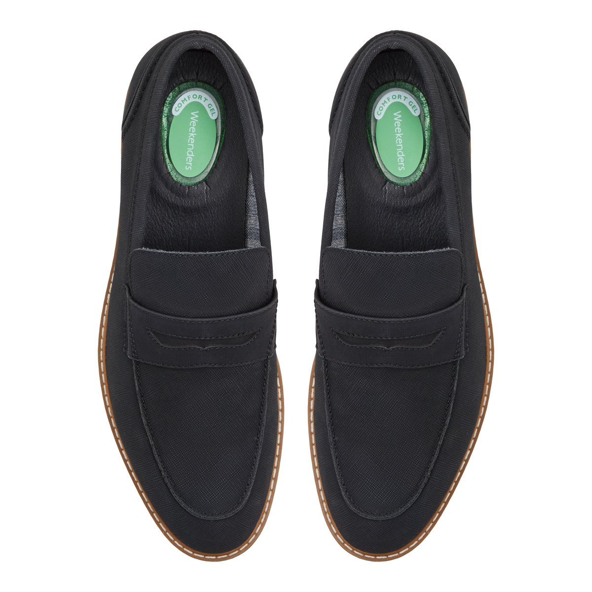 WEEKENDERS-Pividal-Flâneurs - Talon plat - Noir