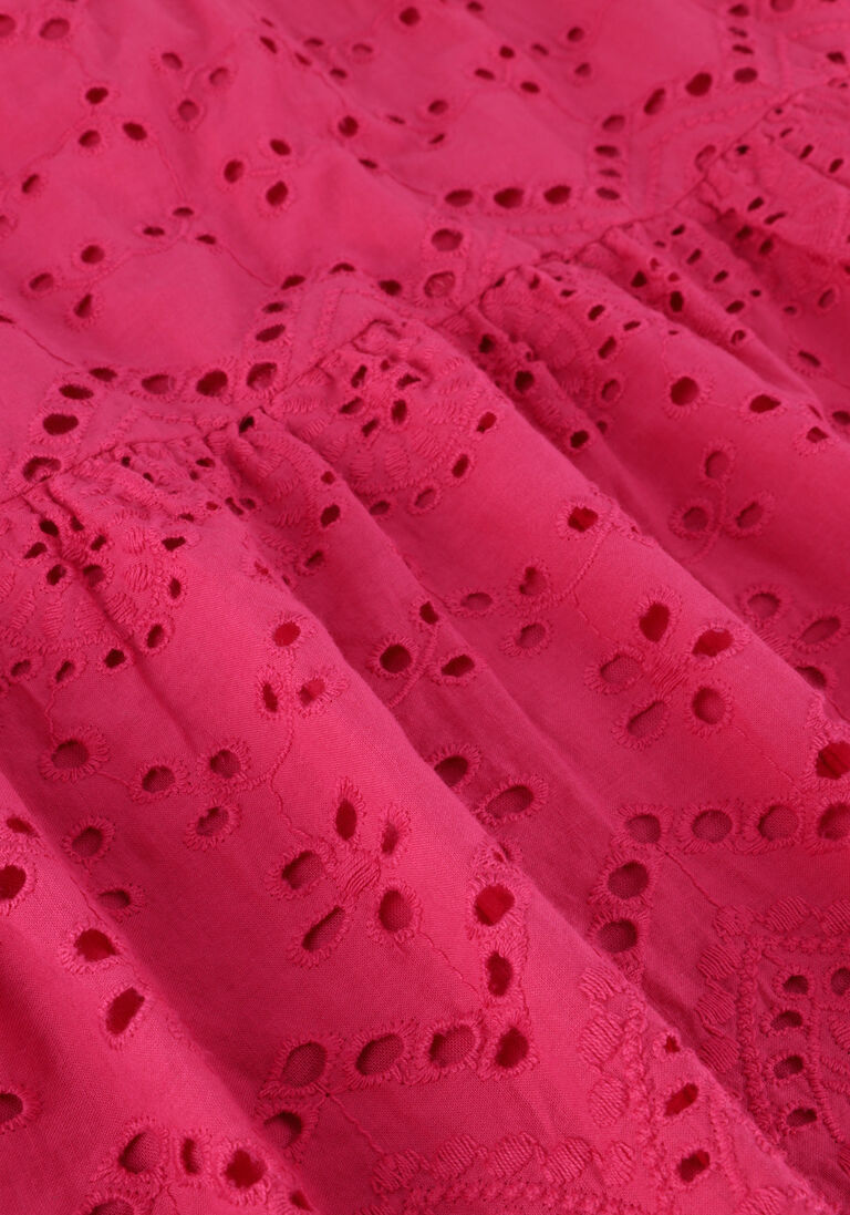 NOTRE-V roze notre-v mini jurk nv-donna dress broderie anglaise dress