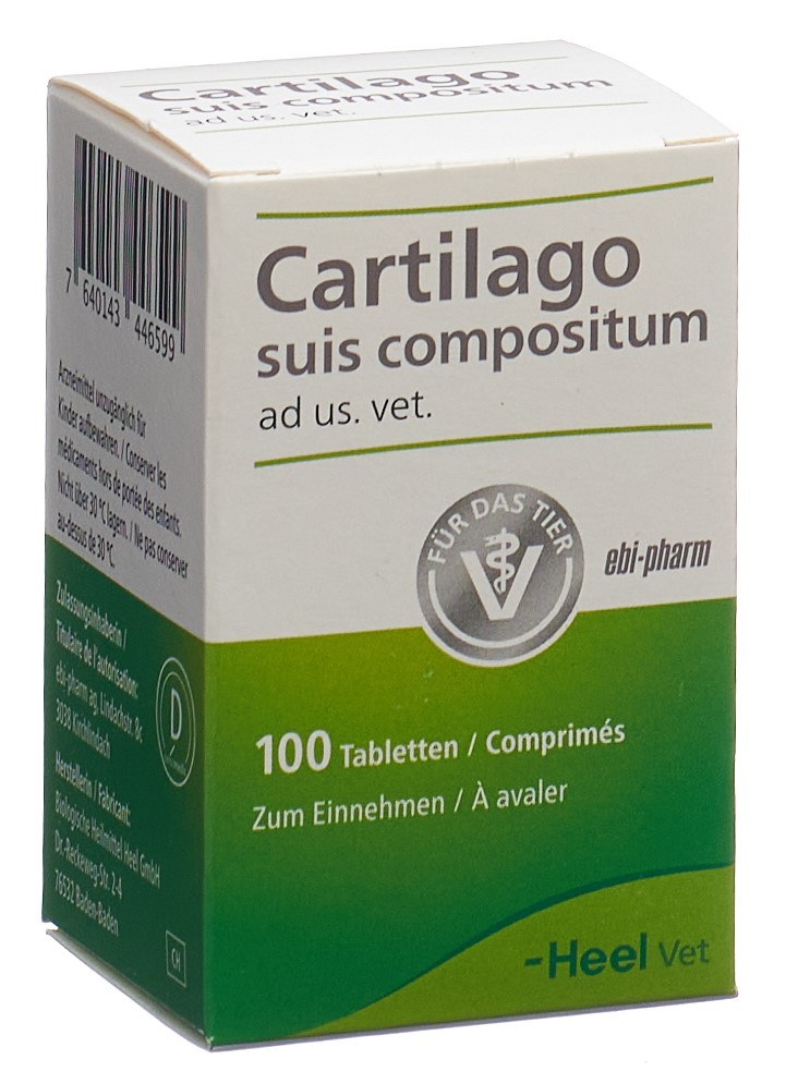 CARTILAGO SUIS Heel Tabl ad us. vet. Ds 100 Stk