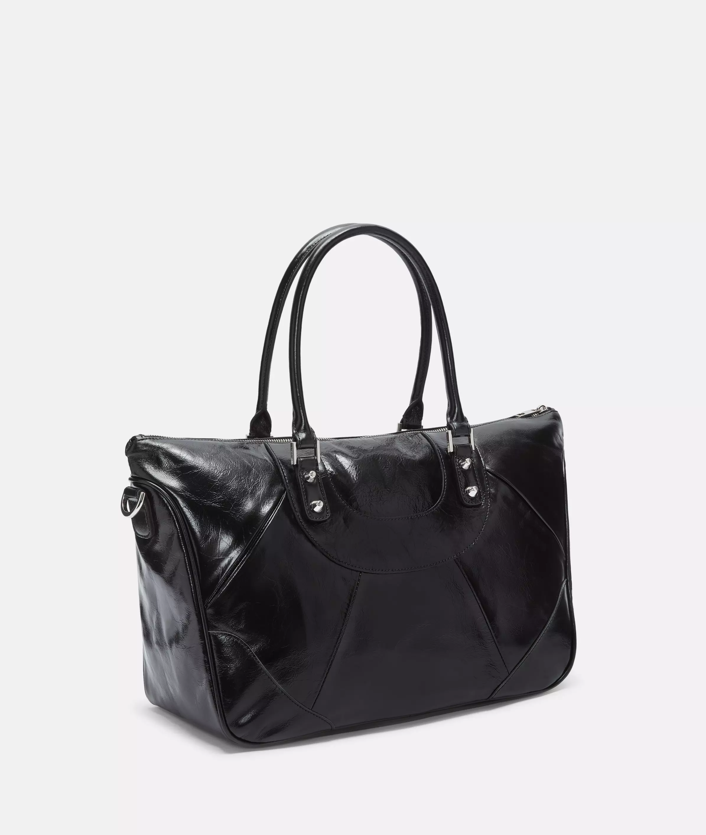 Esther Satchel L Large bag with glossy finish