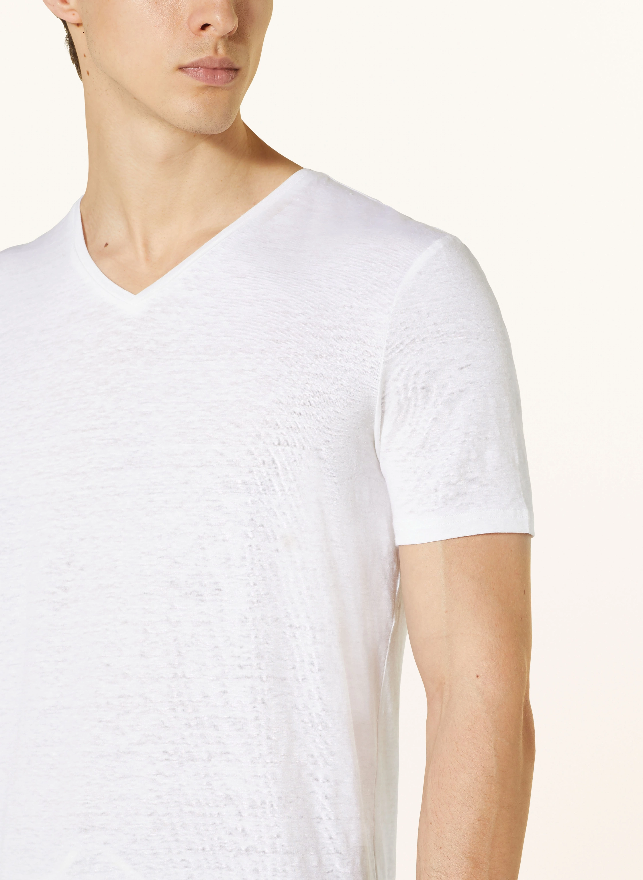 OLYMP T-Shirt aus Leinen