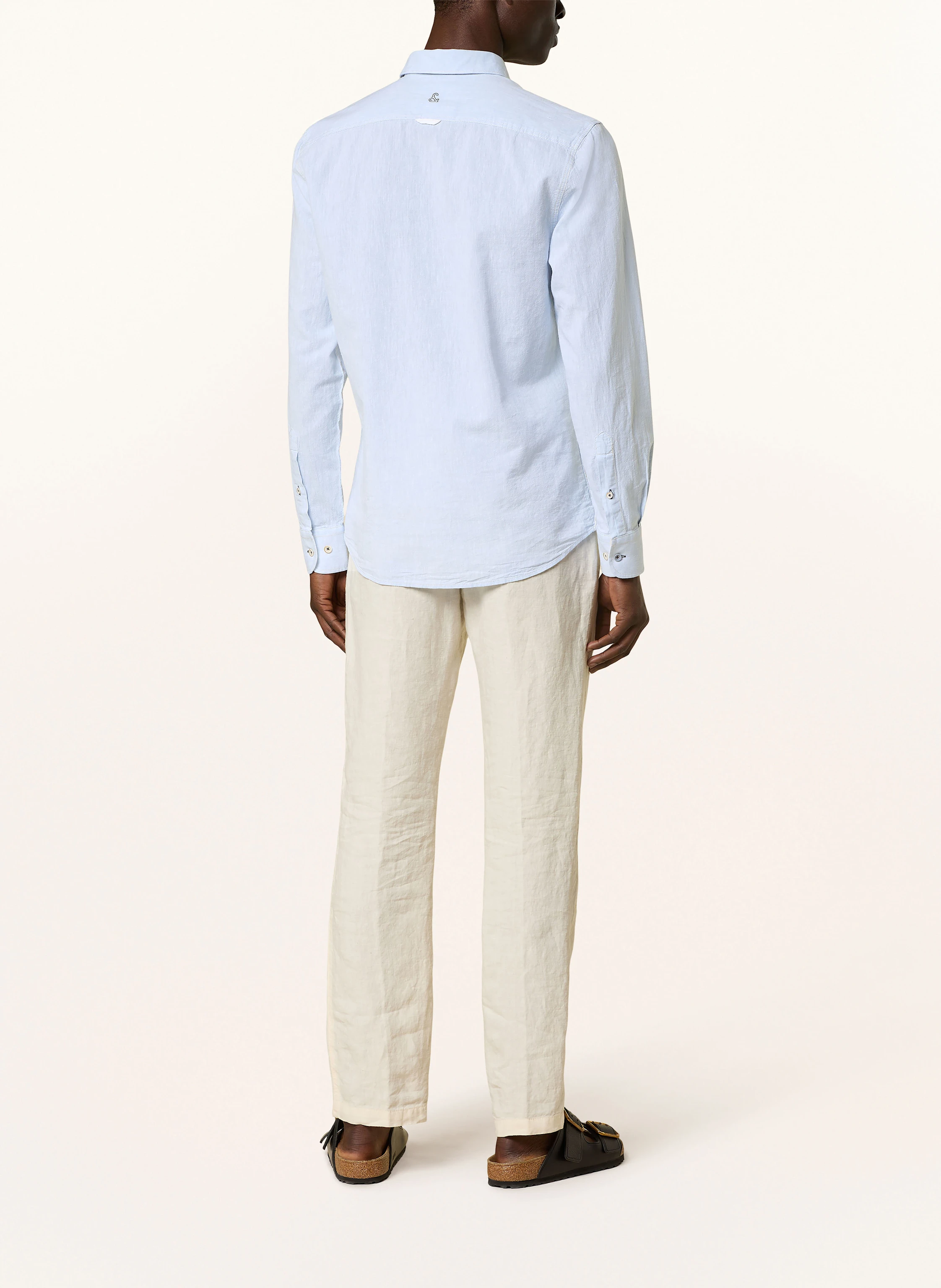 COLOURS & SONS Hemd Slim Fit mit Leinen
