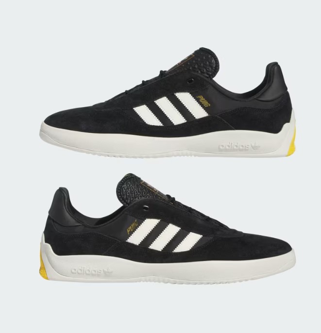Adidas Skateboarding Puig Core Black Ivory Bold Gold 7 US / 40 EU