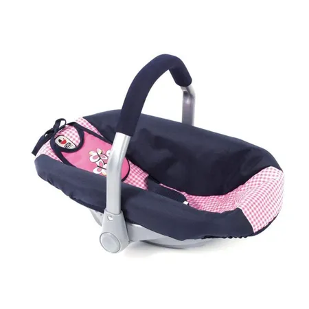 Bayer Chic Puppen-Autositz, Pink Checker