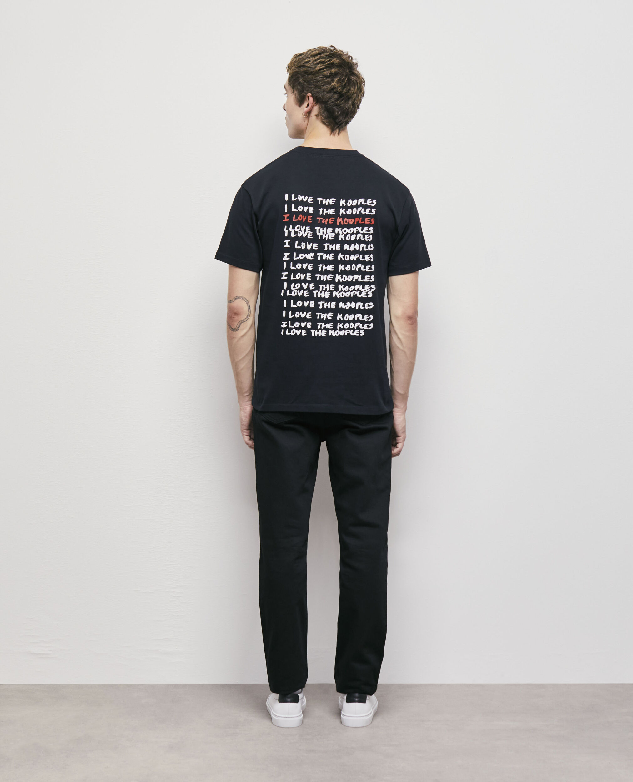 T-shirt I Love Kooples noir