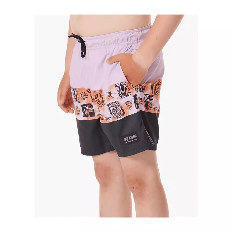 BoardShort junior RIPCURL Pure Surf Block Volley -Boy Lilac
