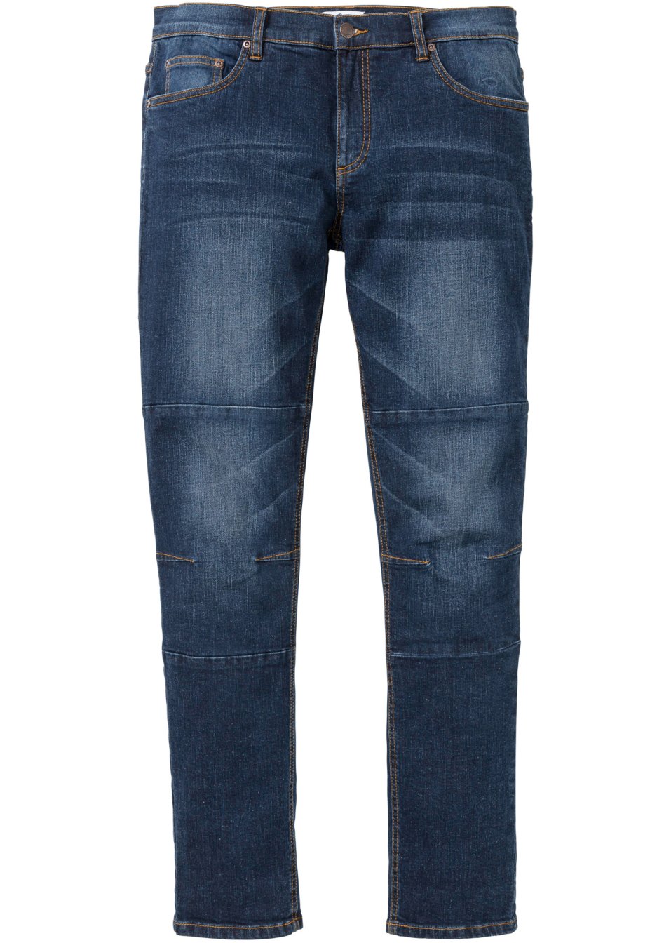 Jean extensible Regular Fit coupe confort pour le ventre, Tapered