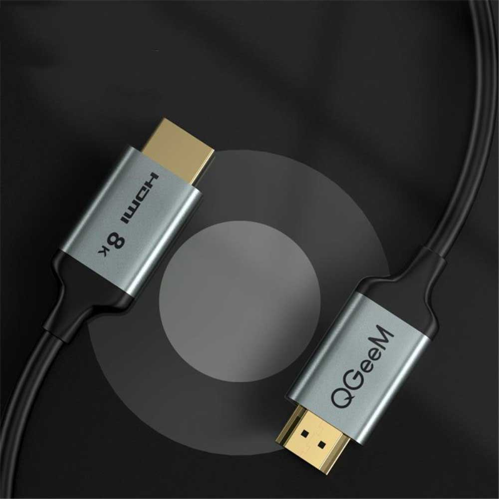 (1.8m) 8K Ultra HD High Speed 2.1 HDMI Kabel mit vergoldetem Stecker - Schwarz
