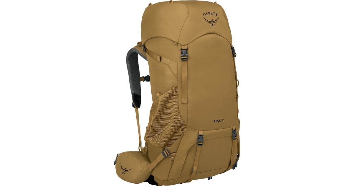 OspreyRook 50 rugzak  (Bruin, 50 Liter, One Size, Histosol Brown/Rhino Grey)