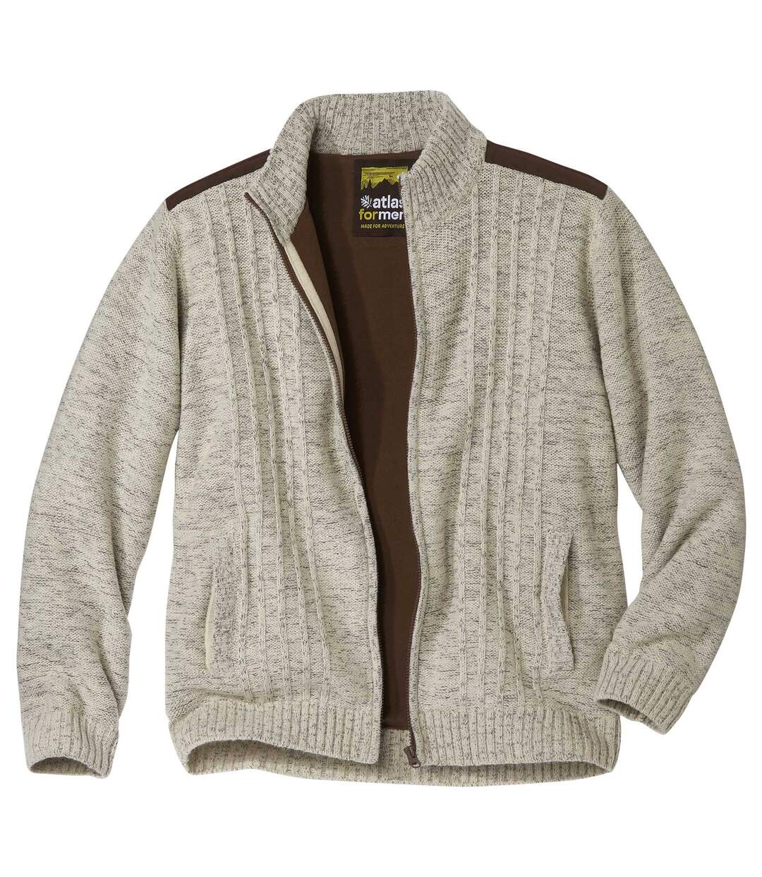 Blouson Tricot Casual Doublé Polaire