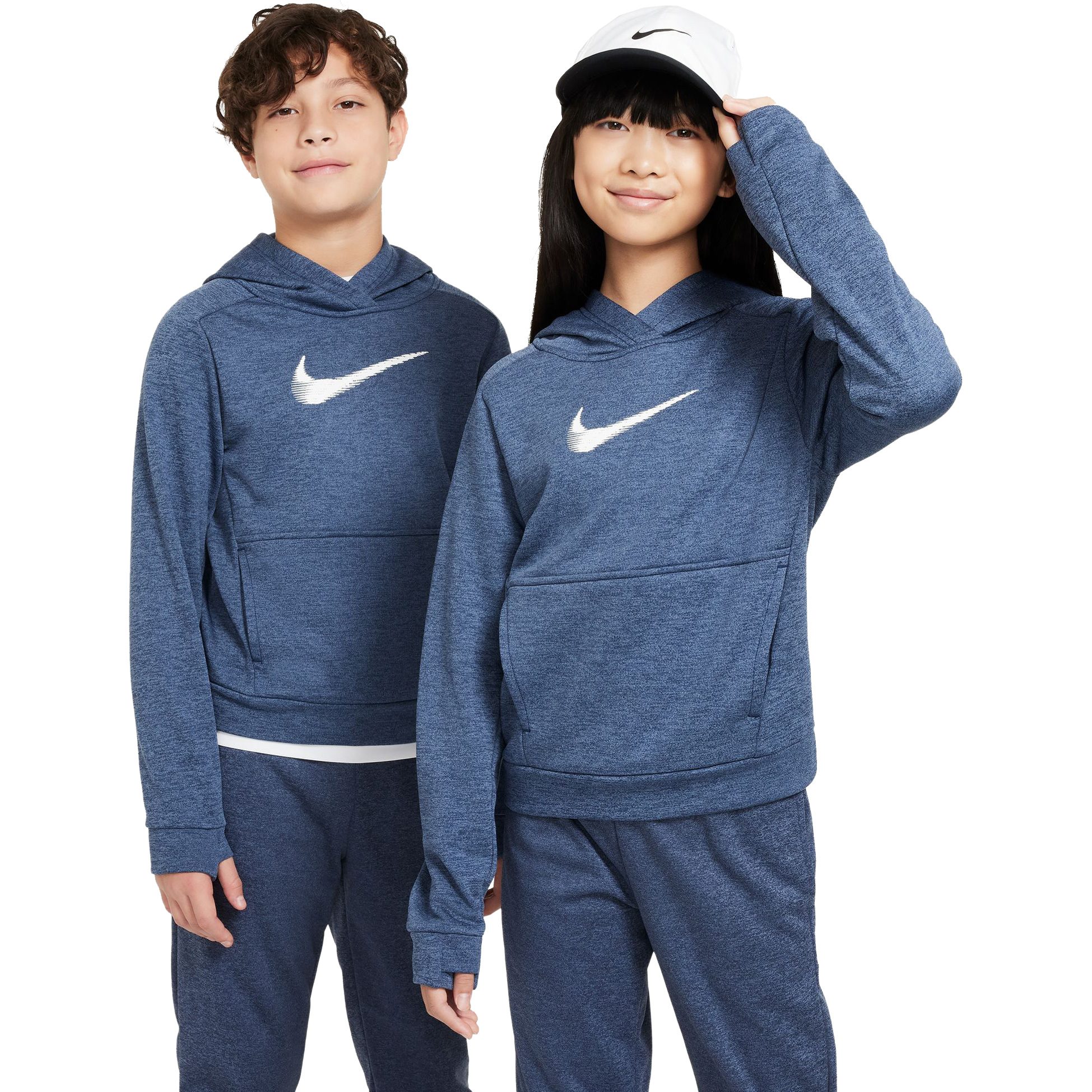 Nike Multi+ Therma-FIT Hoodie Kinder midnight navy
