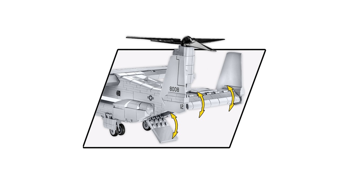 COBIArmed Forces - Bell-Boeing V-22 Osprey Constructiespeelgoed  (Schaal 1:48)