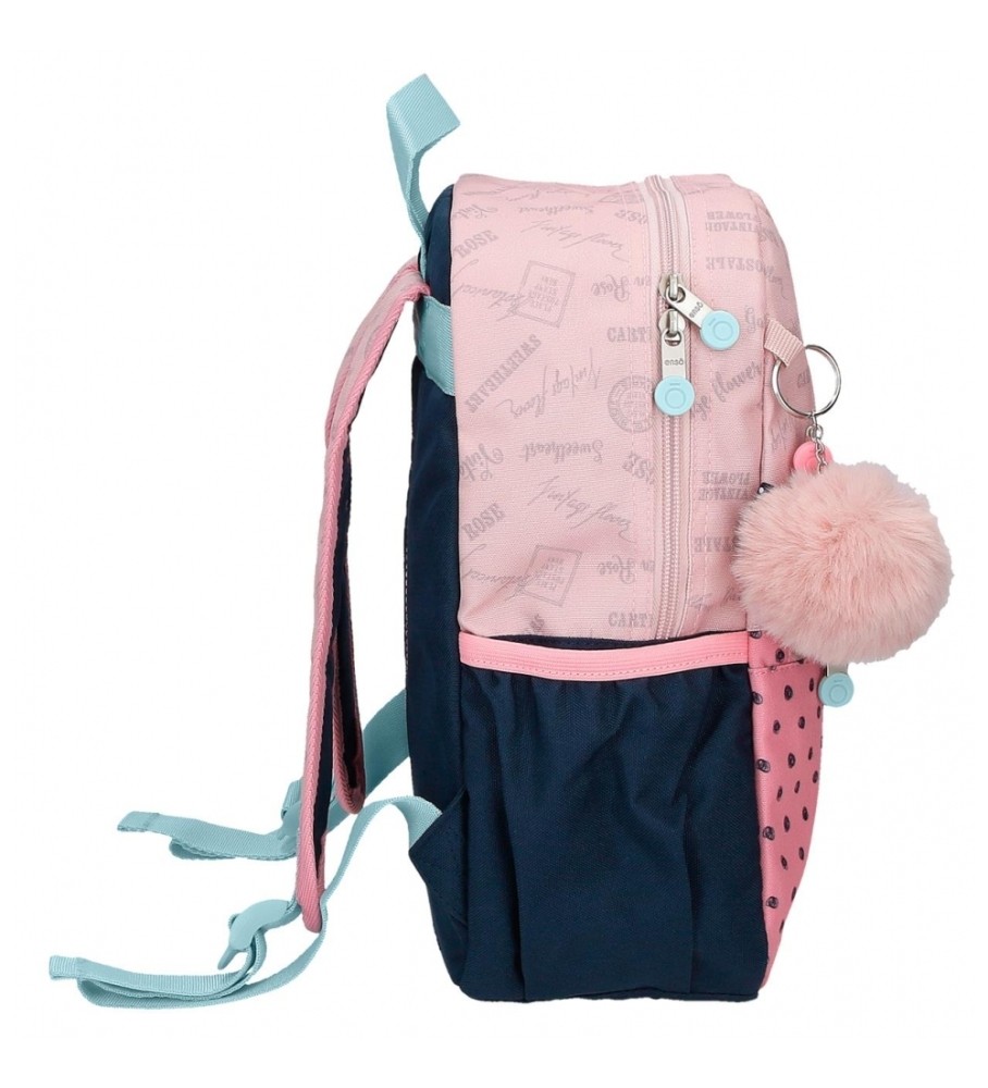 Mochila para Carrinho de Bebê Enso Bonjour 32cm Rosa