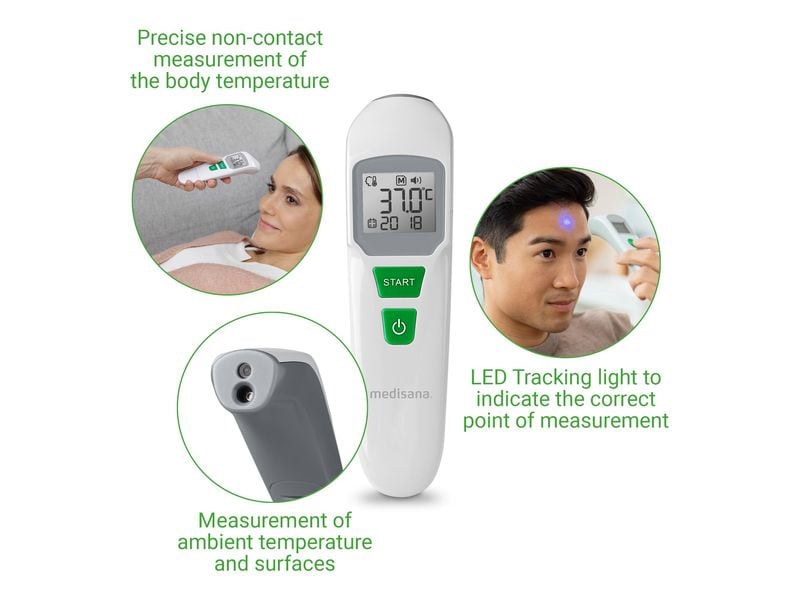 Medisana Infrarot-Fieberthermometer TM760 Infrarot-Fiebermesser