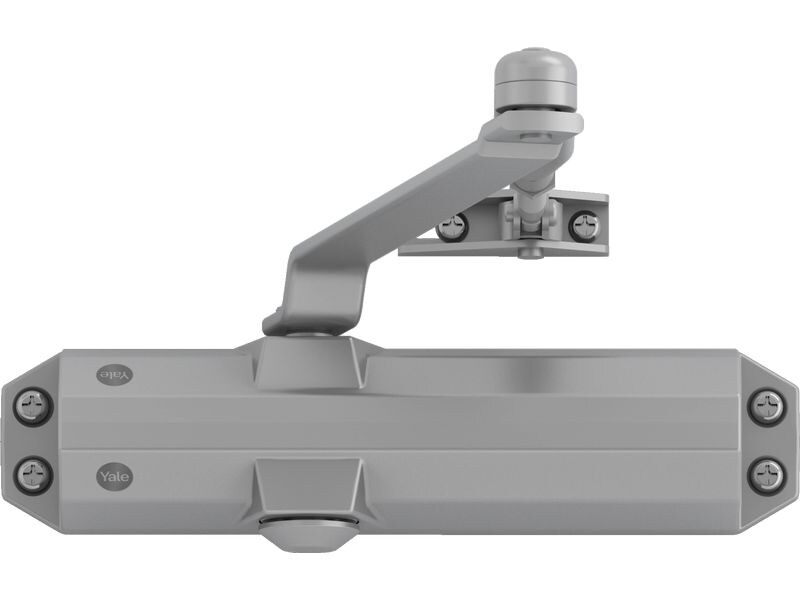 Yale Türschliesser mit Standardarm, Serie 4500 Silber Türschliesser mit normalem Arm