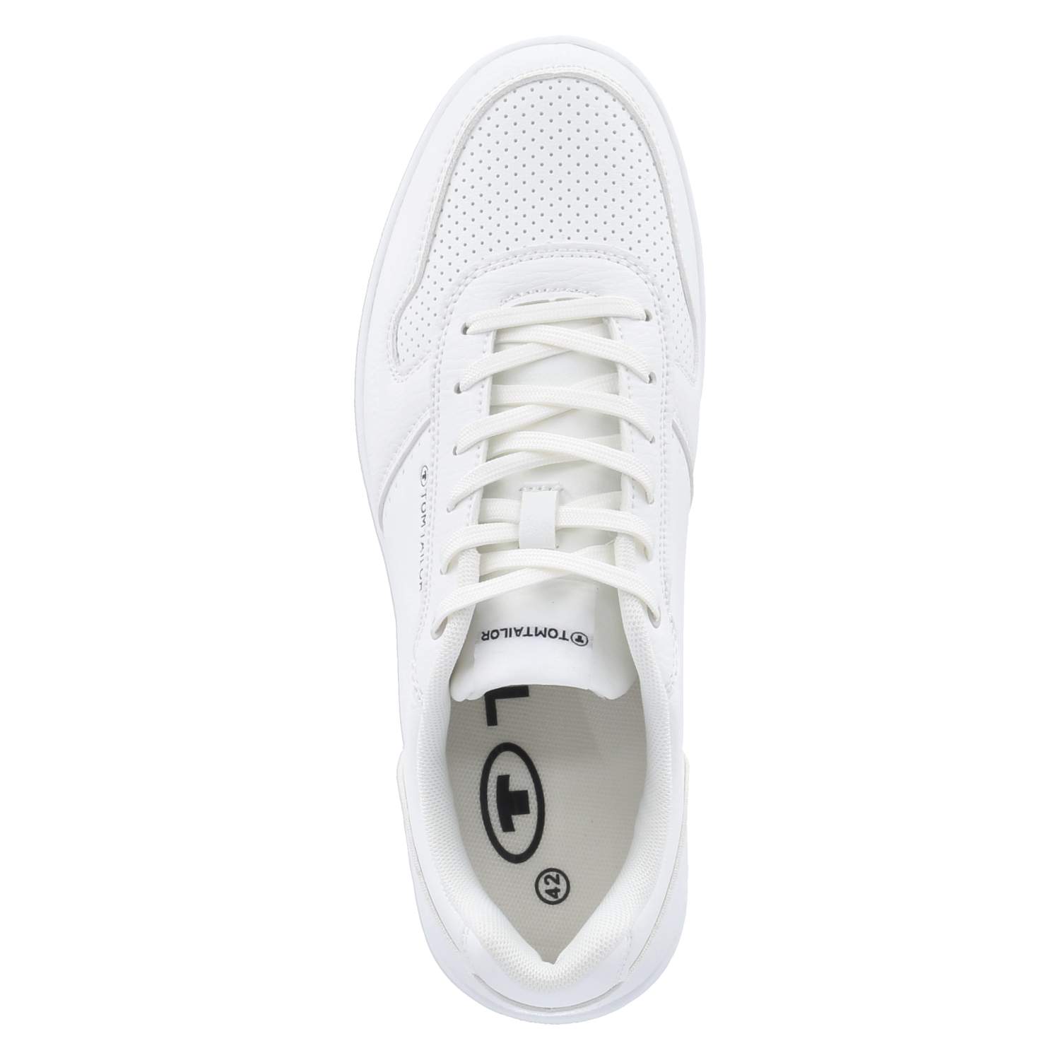Tom Tailor Low Sneaker - white-honey