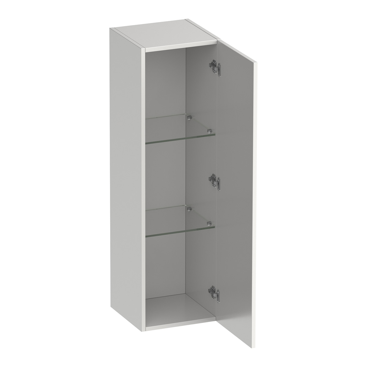 Brauer Trust kolomkast 120cm links- of rechtsdraaiend wit mat