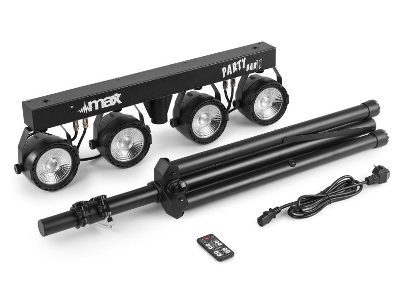 MAX PAR-Bar PartyBar 11 Bar mit 4x COB Par, 20W