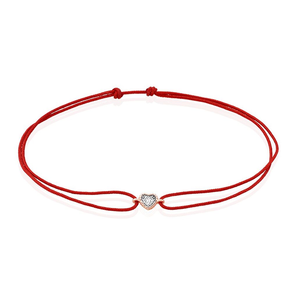 Bracelet Mon 1er Diamant Or Rose Diamant