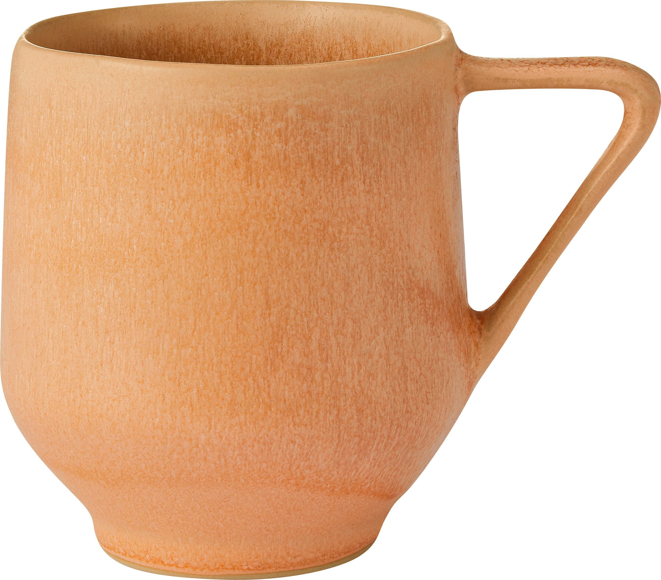 SPHERE HENKELTASSE ARANJA 13X9X11CM - Orange / B: 13.0 cm x T: 9.0 cm x H: 11.0 cm