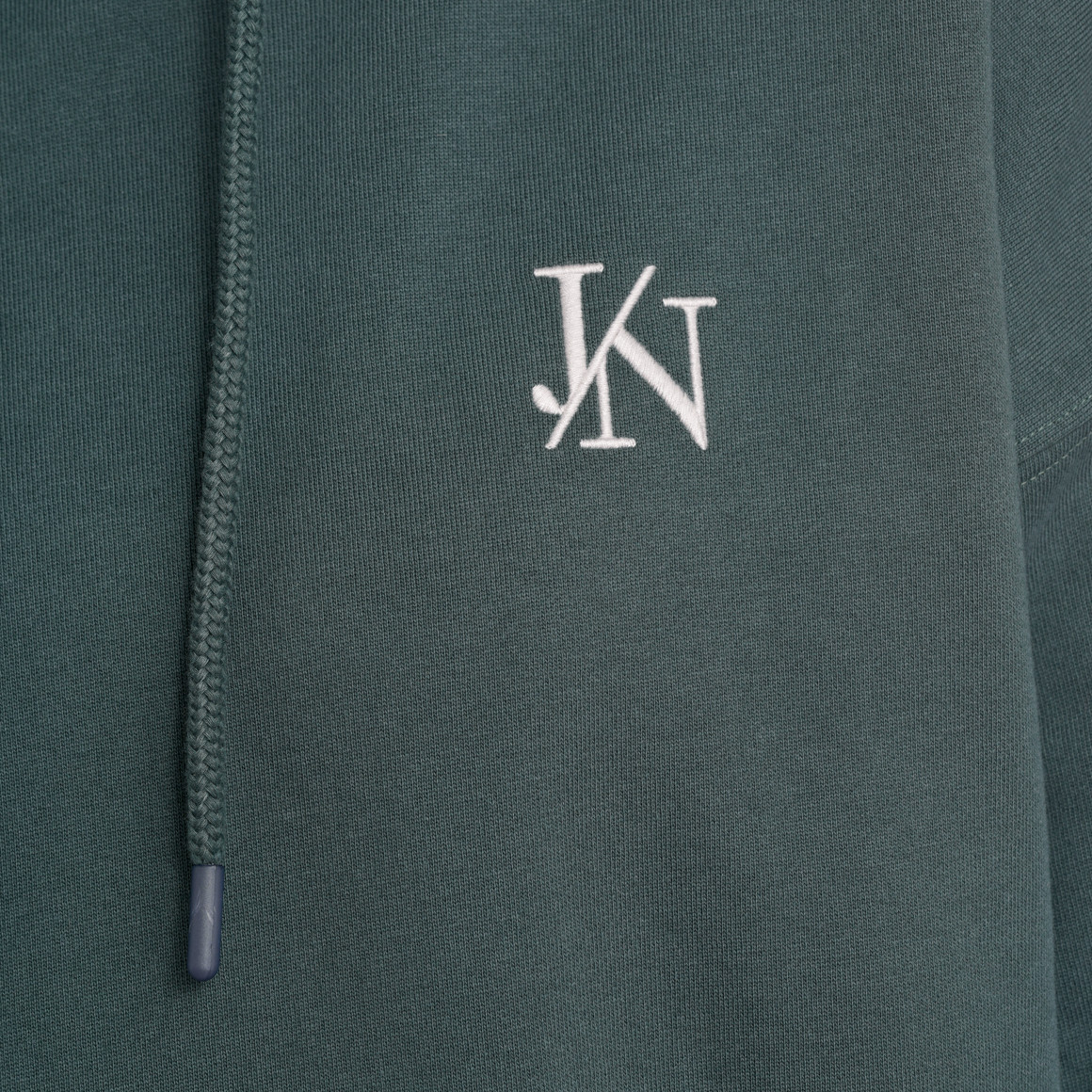 Jonas Nielsen Damen Hoodie mit Logo-Stickerei dunkelgrün