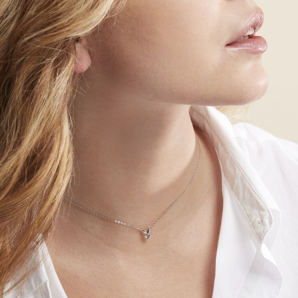 Collier Fedya Argent Blanc