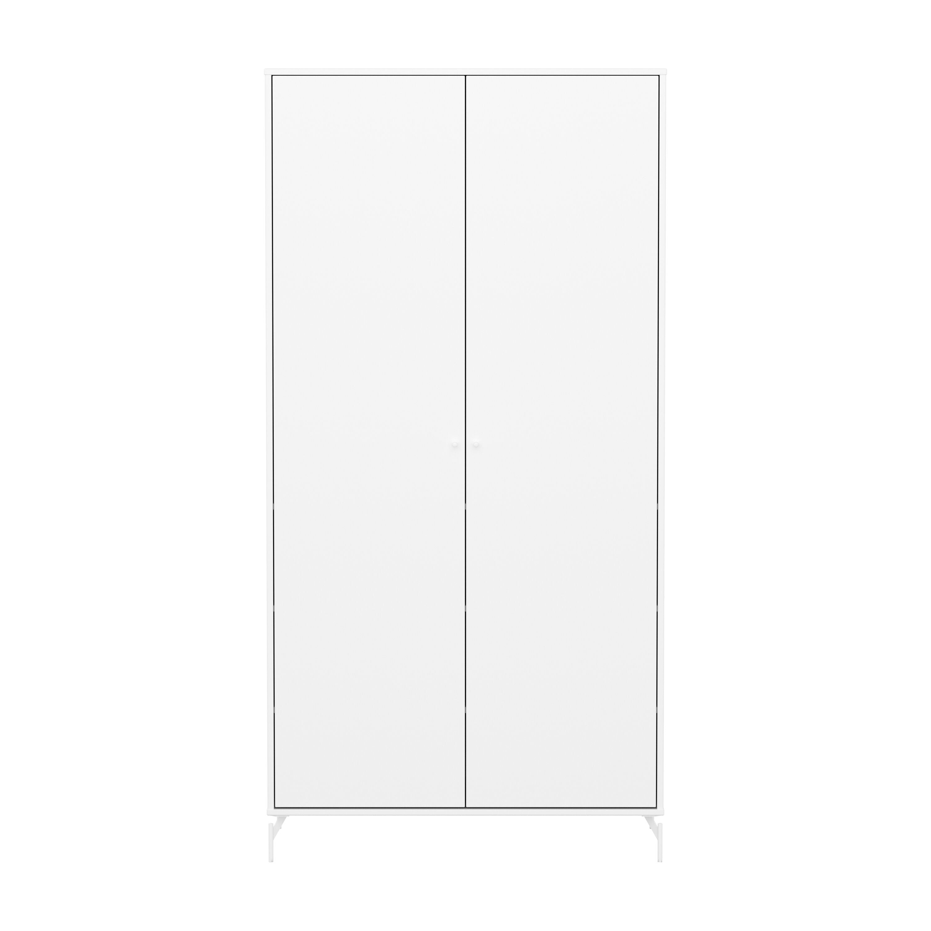 Flexa SAGA Schrank - Weiss / B: 100.0 cm x T: 55.0 cm x H: 200.0 cm
