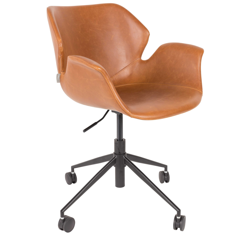 Zuiver Nikki bureaustoel All Brown