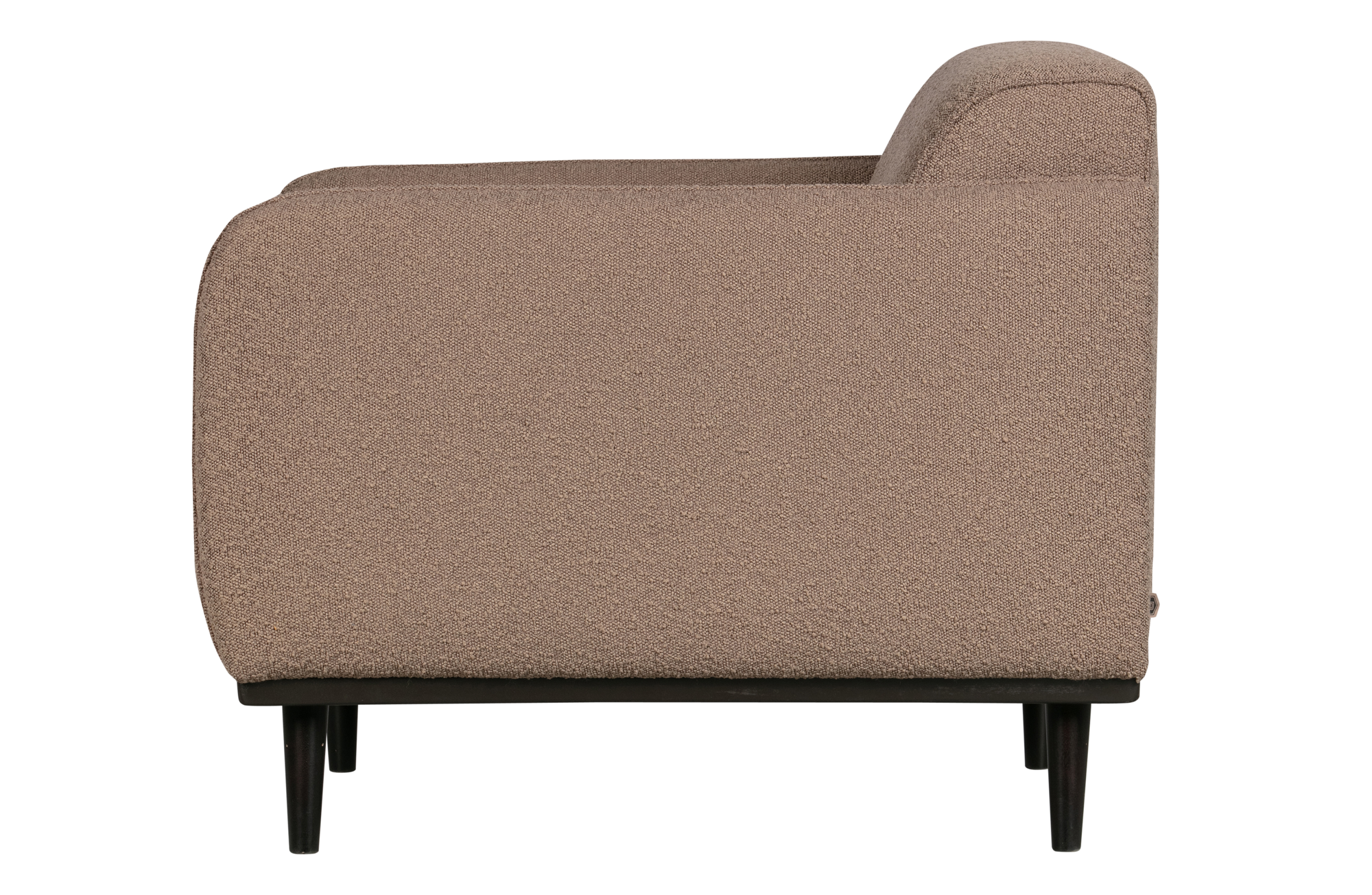 BePureHome fauteuil Statement met arm bouclé Fauteuil Statement met arm Bouclé - Nougat