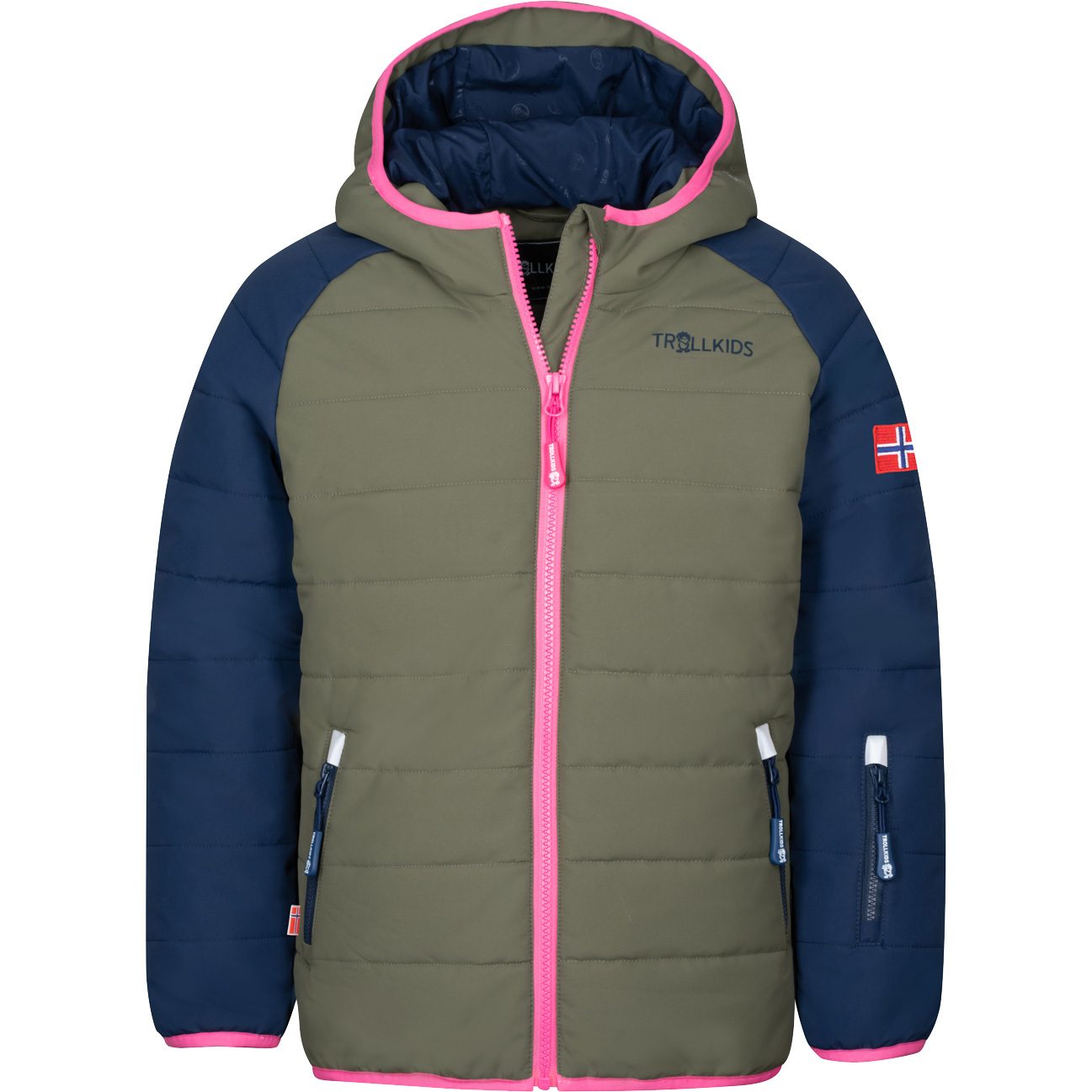 Trollkids Hafjell Pro Schneejacke Kinder dusky olive