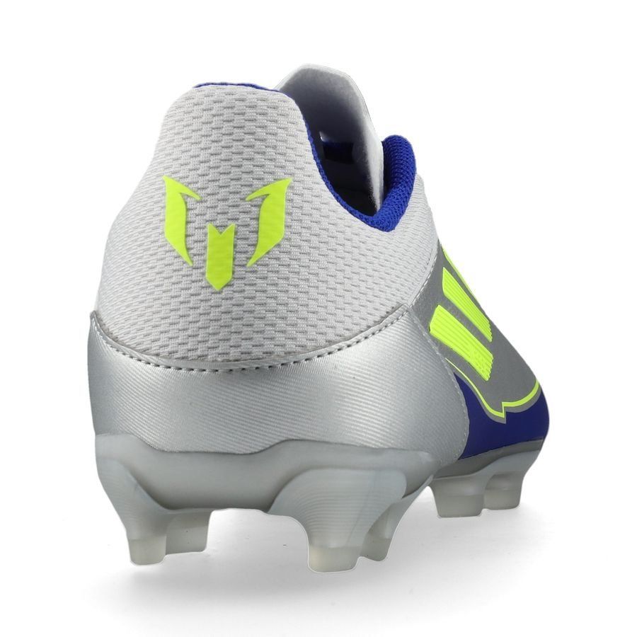 adidas F50 Messi League MG La Vida Rapida - Argenté/Jaune/Bleu Enfant