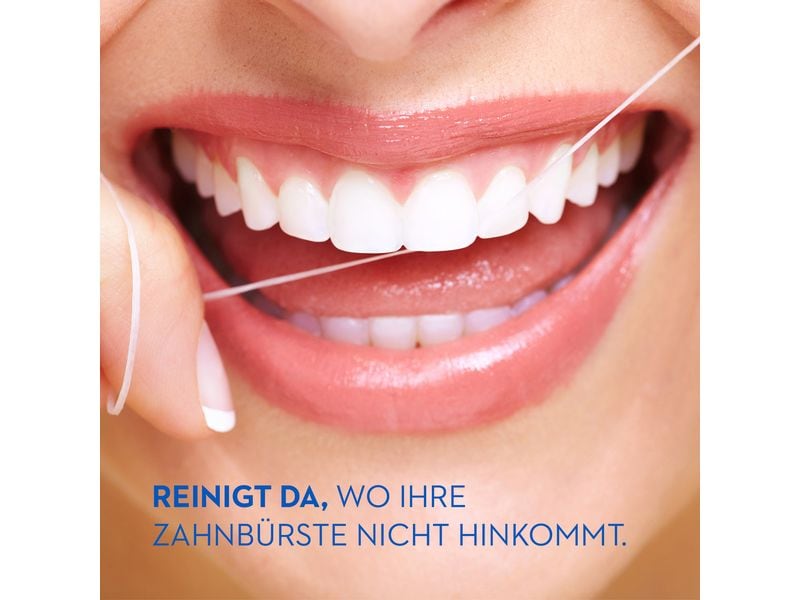 Oral-B Zahnseide Essential Floss gewachst Minze 50 m Gewachste Zahnseide mit Minzaroma
