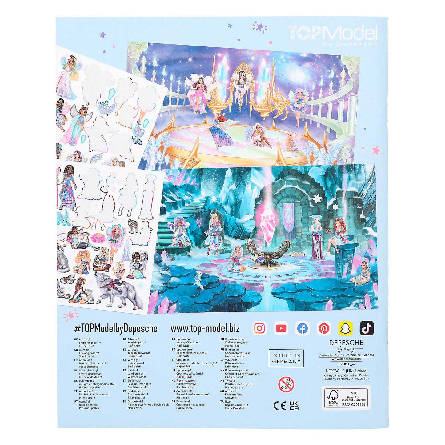 TOPModel Stickerboek Iceworld